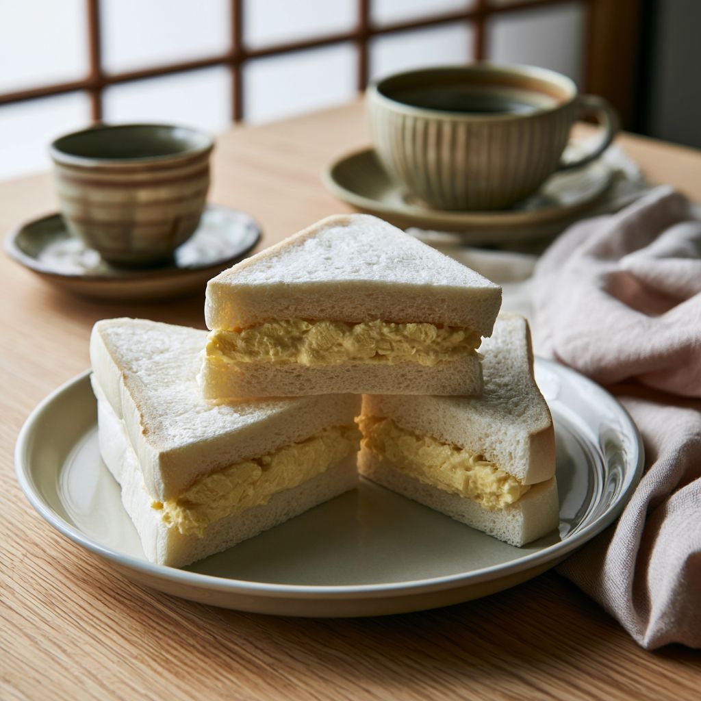 Creamy Japanese Tamago Sando | Egg Salad & Fluffy Milk Bread