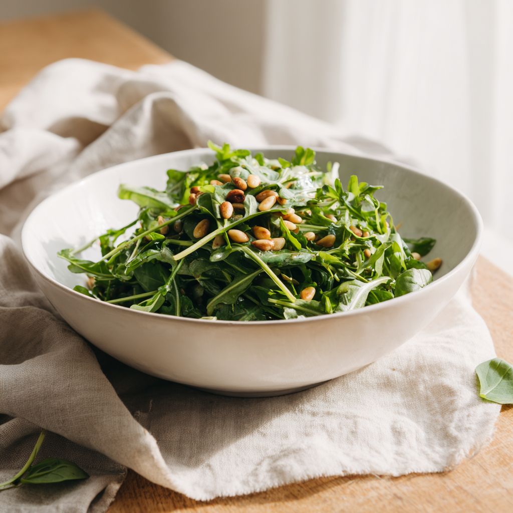 Pasta pesto salade met kip