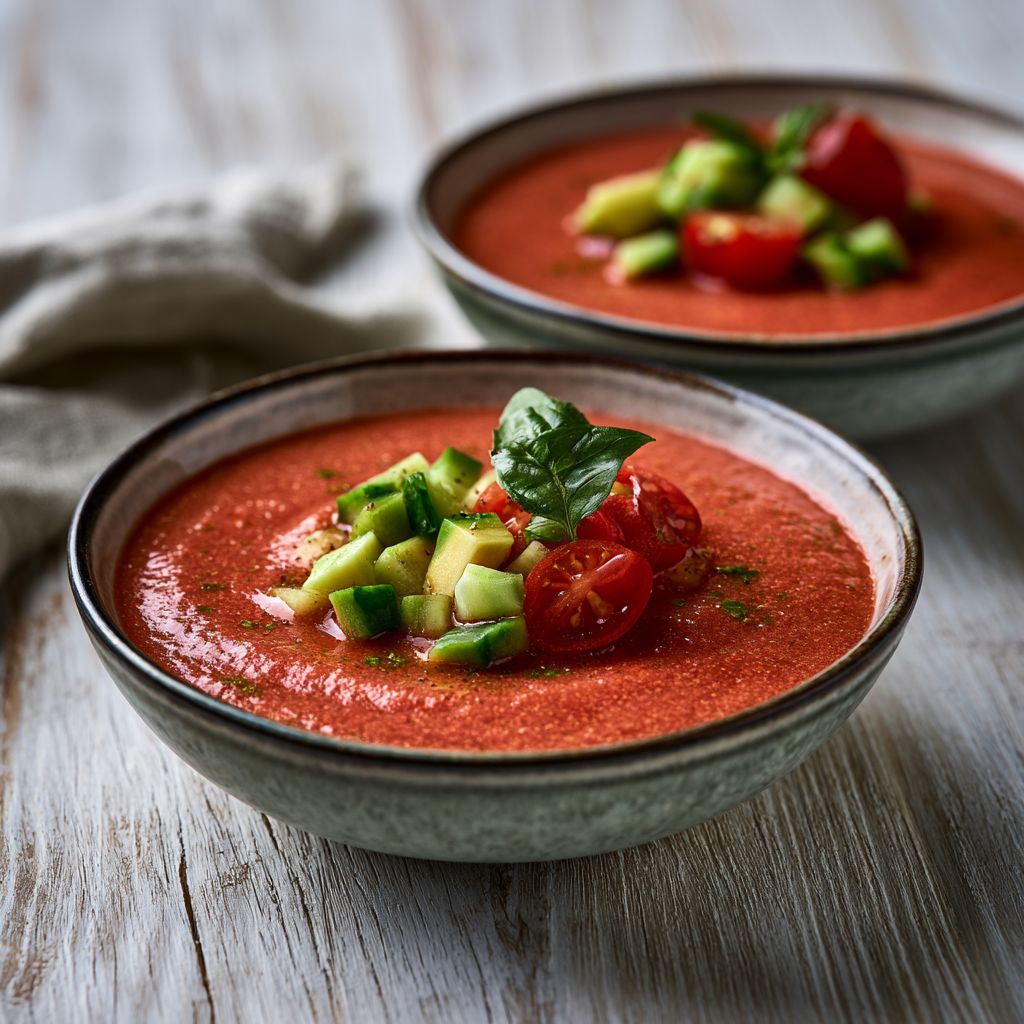 Tomato and Watermelon Gazpacho